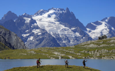 le Glacier Lombard par le Signal de la Grave, Cruq des Aiguilles, Lac Goléon