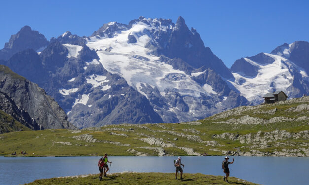 le Glacier Lombard par le Signal de la Grave, Cruq des Aiguilles, Lac Goléon