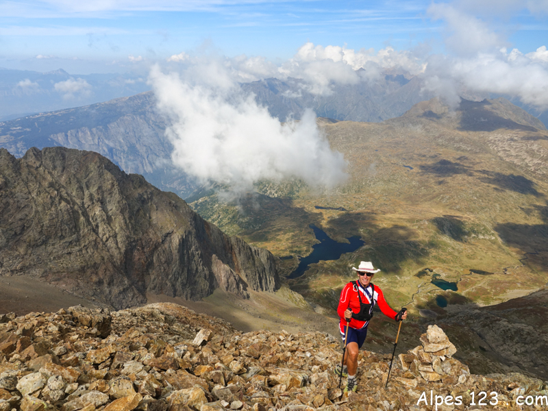 Le Taillefer 2857 m, en boucle